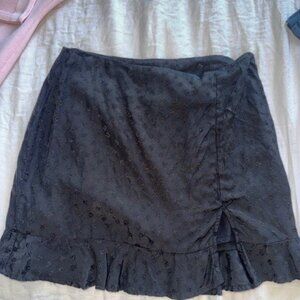 Black Kittenish mini skirt
